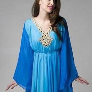 abaya-bleu-tulle