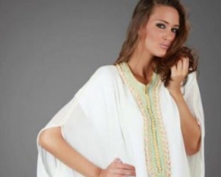 abaya pas cher blanche