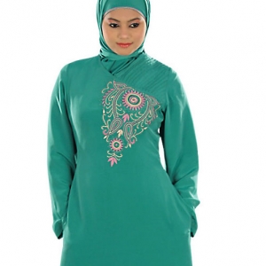 abaya-vert-emeraude