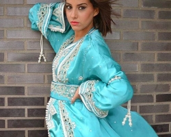 caftan-bleu-turquoise