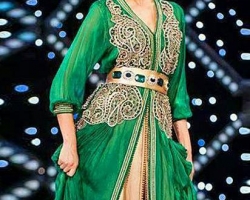 caftan-marocain-vert