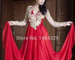 caftan-rouge-dentelle