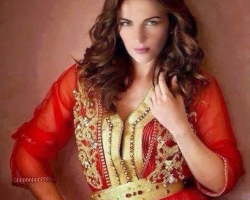 caftan-rouge-dore