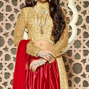 lehenga-choli-dore-rouge