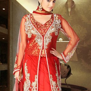lehenga-choli-rouge-pas-cher