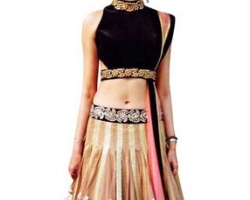 lehenga-choli-noir