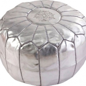 pouf-marocain-argente