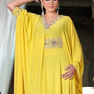 robe-dubai-jaune-mousseline