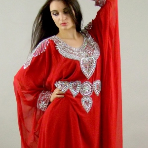 robe-dubai-rouge-argent