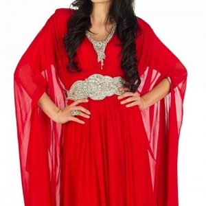 robe-dubai-rouge-mousseline-de-soie