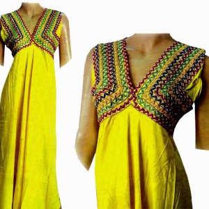 robe-kabyle-jaune-organza