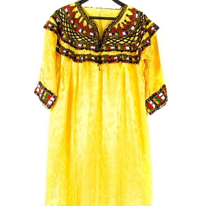 robe-kabyle-jaune-soie