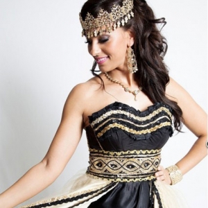 robe-kabyle-noir-or