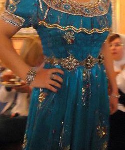 robe oranaise bleu