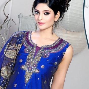 salwar-kameez-bleu-fonce-mousseline-de-soie