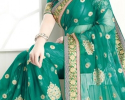 sari-femme-vert