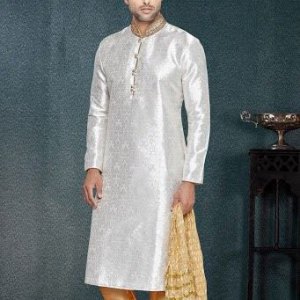 sherwani-blanc