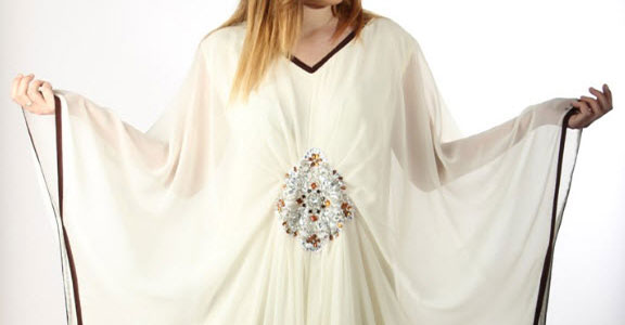 robe dubai blanche