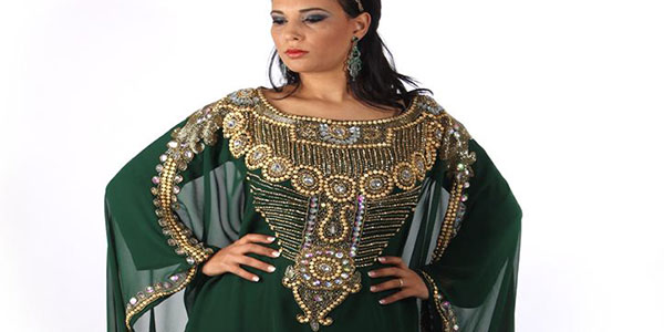 robe dubai verte