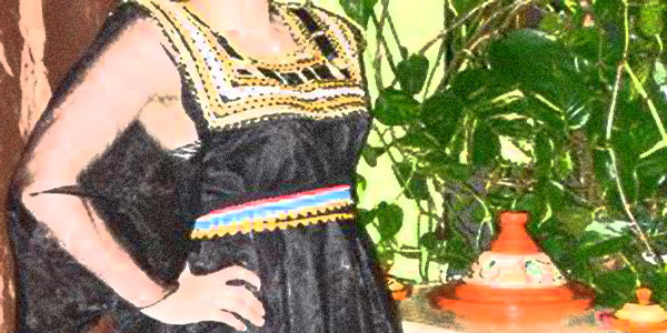 robe kabyle noir