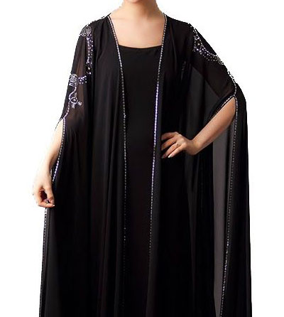 abaya dubai haut de gamme noir