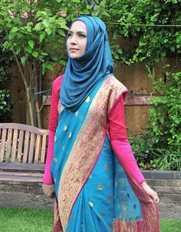 sari indien hijab