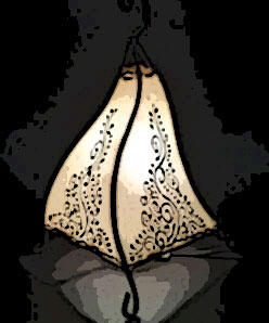 lampe de chevet orientale pas cher