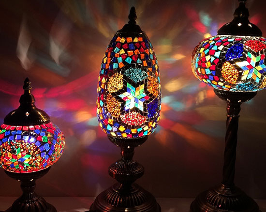 lampe mosaique turque