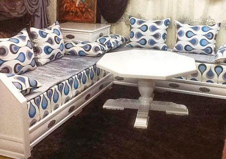 salon marocain moderne traditionnel